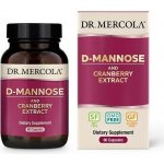 Dr. Mercola D-Mannose and Cranberry Extract 500 mg 60 kapslí – Hledejceny.cz