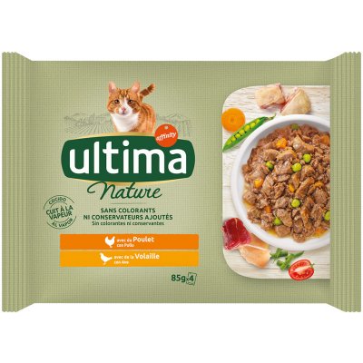Ultima Cat Nature drůbeží 4 x 85 g