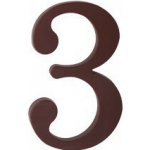 KĽUČKA číslo 175mm hnědé "3" Hnědá – Sleviste.cz