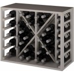 Expovinalia Regál na víno TORAL III Borovice s bílým nátěrem – Zboží Mobilmania