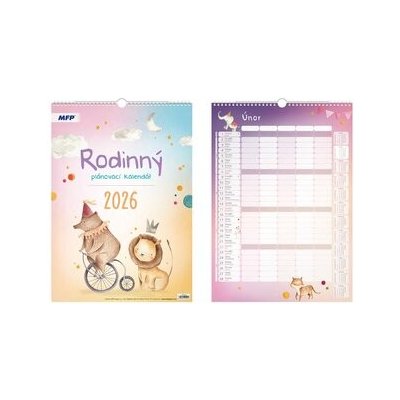 nástěnný Rodinný 1061639 2026 – Zboží Dáma