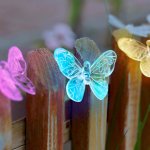 Garden of Eden Solární LED světelný řetěz s motýly, 10 barevných LED, 2 m – Hledejceny.cz