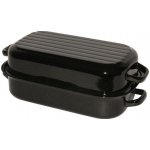 BELIS Smaltovaný dvoupekáč s žebrováním 35 cm 37235-00400005 – Sleviste.cz