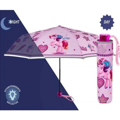 Simmy dětský deštník růžový Jednorožec skládací – Zboží Mobilmania