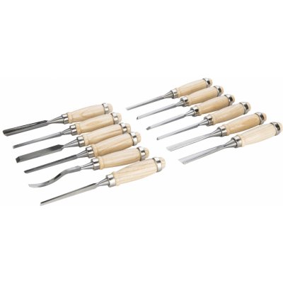 Sada řezbářských dlát 12 ks Silverline 250241 – HobbyKompas.cz