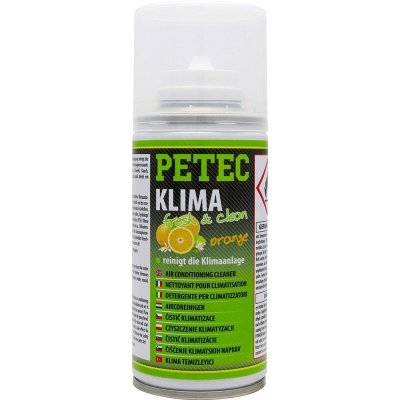 Čistič klimatizace a odstraňovač zápachu, vůně pomeranč, sprej 150 ml - Petec | Zboží Auto