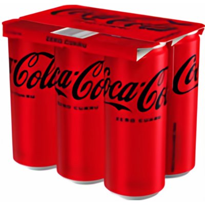 Coca Cola Zero 6 x 330 ml – Zbozi.Blesk.cz