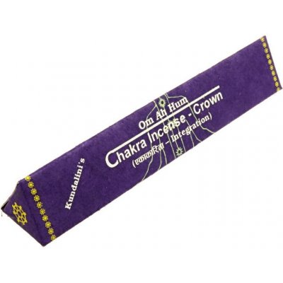 Chakra Incense vonné tyčinky tibetské Crown integration 19 ks – Hledejceny.cz
