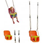 KBT houpačka Baby Luxe oranžovo-zelená – Zboží Dáma