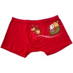 Cornette pánské boxerky santas sleigh 007 67 red – Zboží Mobilmania