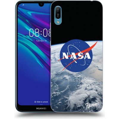 Pouzdro Picasee silikonové Huawei Y6 2019 - Nasa Earth černé – Zboží Mobilmania