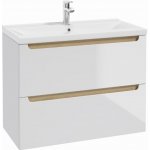 NATUREL Koupelnová skříňka s umyvadlem Naturel Stilla 80x60x45 cm bílá STILLAD08057U3 - STILLAD08057U3 – Hledejceny.cz
