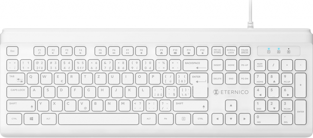 Eternico Home Keyboard Wired KD2020 AET-KD2020CSWN