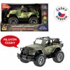 Auta, bagry, technika MaDe Auto Jeep vojenský na baterie 21 x 12 x 10 cm