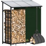 FurniGO Přístřešek na dřevo 198x163x70 cm – Hledejceny.cz