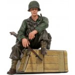 TORRO 1/16 figurka sedícího vojáka U.S. 1st Infantérie z 2 sv. války ručně malovaný – Hledejceny.cz