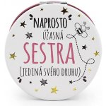 Nekupto Zrcátko dvojité Úžasná sestra 7cm – Zboží Dáma