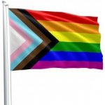 Mister B Progress Pride Flag progresivní pride vlajka 90 x 150 cm – Zboží Dáma