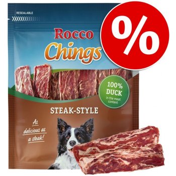 Rocco Chings Steak Style Mix: 6 x Kuřecí maso, 6 x Kachní maso 12 x 200 g