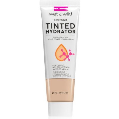 Wet n Wild Bare Focus Tinted Hydrator tónovaný fluid pro sjednocení pleti Fair 27 ml – Zboží Dáma