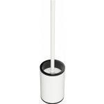 Bemeta design Omega - WC štětka, miska sklo, na postavení, černý kartáč 104113107 – Hledejceny.cz