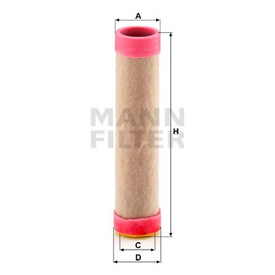 Filtr - sekundární vzduch MANN-FILTER CF 100 – Hledejceny.cz