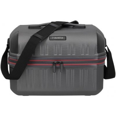 Travelite Dynamiic Beautycase TRAVELITE-7000143 šedá – Zboží Mobilmania