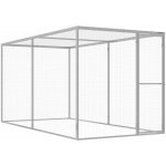 vidaXL 9799.146357 Klec pro kočky pozinkovaná ocel 3 x 1,5 x 1,5 m – Hledejceny.cz