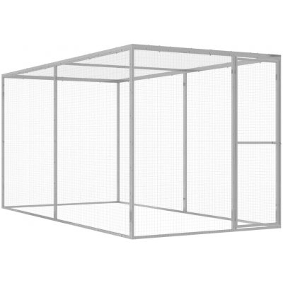 vidaXL 9799.146357 Klec pro kočky pozinkovaná ocel 3 x 1,5 x 1,5 m – Hledejceny.cz