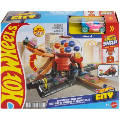 Hot Wheels City Downtown Candy Shop – Zboží Dáma
