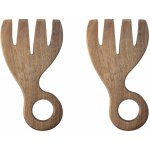 Bloomingville Servírovací lžíce na salát 2 ks 18 x 10 cm – Zboží Dáma