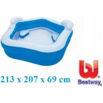 Bestway 54153 Family Fun 213 x 207 x 69 cm – Zboží Mobilmania