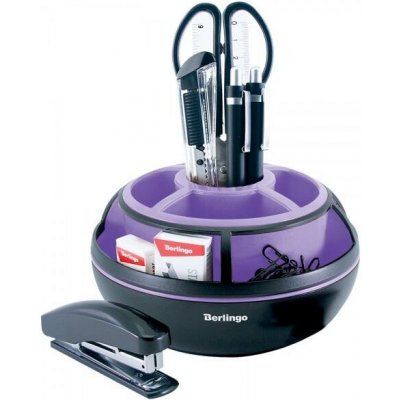 Stolní organizér 1ks fialový – Zbozi.Blesk.cz