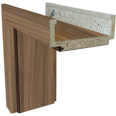 Solodoor obložkové 60 L 197 cm fólie 95–115 mm ořech 701000000800 – Hledejceny.cz