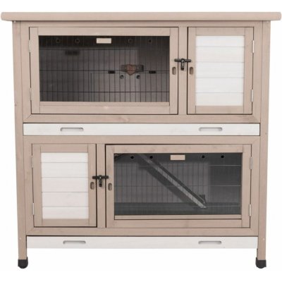 Trixie Natura králíkárna s tepelnou izolací 2 patra šedá 116 x 113 x 65 cm – Sleviste.cz