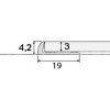 Podlahová lišta Effector Ukončovací profil AC09 2,7 m