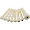 Fender Bridge Pin Set Ivory with Black Dot