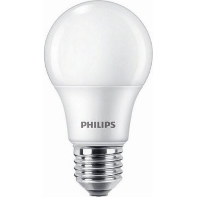 Philips LED žárovka E27 A60 8W 60W studená bílá 6500K – Hledejceny.cz