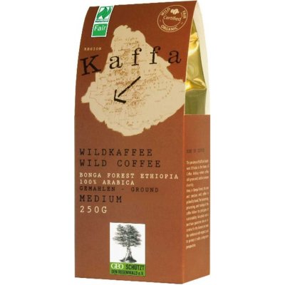 Kaffa WeltPartner mletá Fairtrade Bio medium 250 g – Zboží Mobilmania