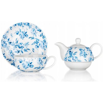 Banquet Čajová sada Blue Flower 400 + 220 ml – Zboží Dáma