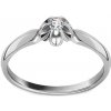 Prsteny iZlato Forever Zásnubní diamantový prsten z bílého zlata Flower BSBR032A