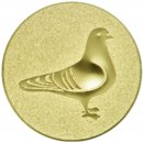 Emblém holub zlato 50 mm