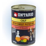Ontario Mini Calf Sweetpotato Dandelion and linseed oil 400 g – Sleviste.cz