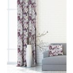 Závěs dekorační nebo látka, Soft , Fialová zahrada150 cm 150 cm – Hledejceny.cz