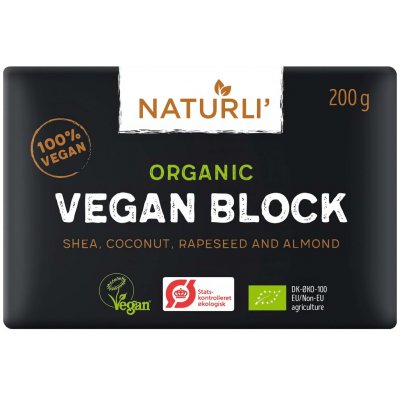 Margarín rostlinný v kostce 200 g BIO NATURLI – Sleviste.cz