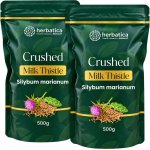 Herbatica Zvýhodněný set: 2x 100% jemně drcený ostropestřec mariánský 500 g – Hledejceny.cz