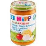 HiPP Bio Rajčata se špagetami a mozzarellou PASTA BAMBINI bezmasý 3 x 220 g – Sleviste.cz