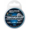 Rybářský vlasec SAVAGE GEAR Super Soft Fluorocarbon Pink 25 m 0,29 mm 6,03 kg