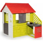 Smoby domeček Pretty Nature s kuchyňkou a okenicí 810702 – Zboží Dáma