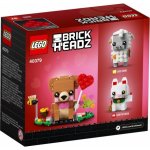 LEGO® BrickHeadz 40379 Valentýnský medvídek – Zboží Živě
